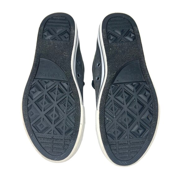 Converse Chunk Taylor All Star Kids' Sneakers Stylish Gray & Neon Green Size 2.5 - Picture 8 of 10